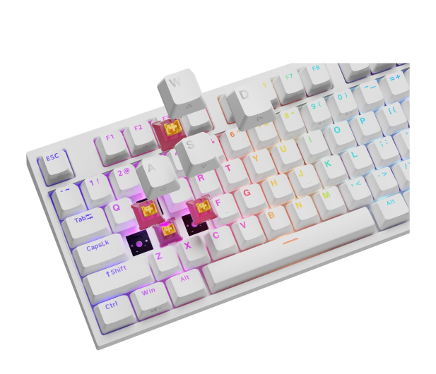 Genesis Thor 404 Outemu Peach Silent Biała NKG-2300 - 1347643 - zdjęcie 8